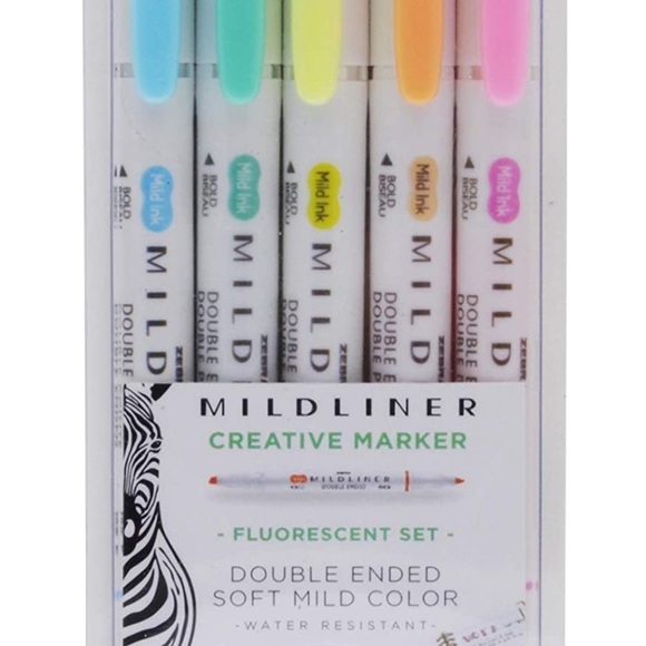 Zebra Mildliner Highlighters - Picture 2 of 4